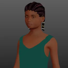Still of Mariam from the VR experience.